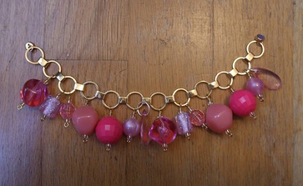 Make it Pink: charm bracelet!