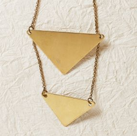Triangle Duo Necklace - Cathy Zwicker